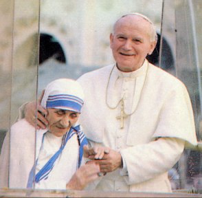 M.Teresa e Giovanni PaoloII